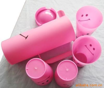 【供應YK-5254水壺加四個小杯 套裝涼水杯】價格,廠家,圖片,杯子,臺州市黃巖怡可塑業(yè)-